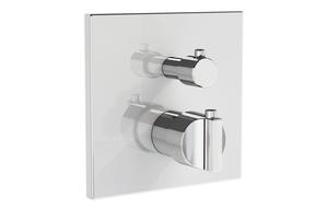 VitrA Suit Integrated Thermostatic Bath/Shower Mixer - Chrome